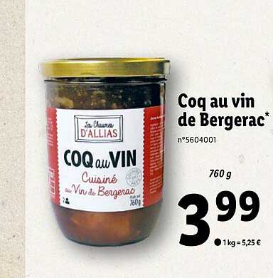 Coq Au Vin De Bergerac