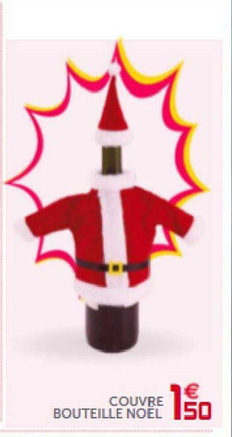 couvre bouteille noël