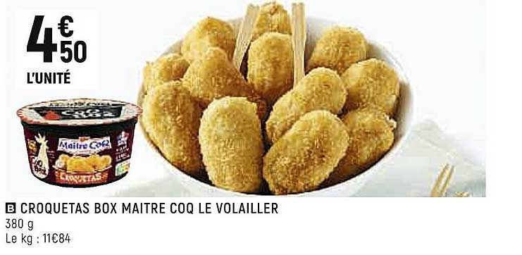 croquetas box maître coq le volailler