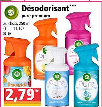 désodorisant air wick