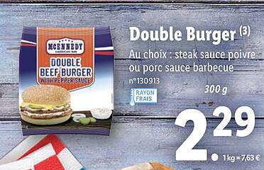 Double Burger Mcennedy