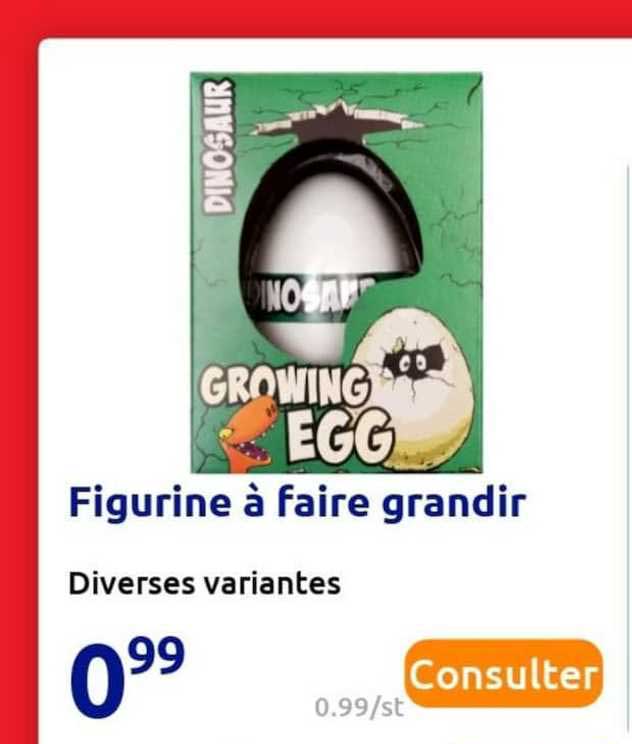 figurine à faire grandir