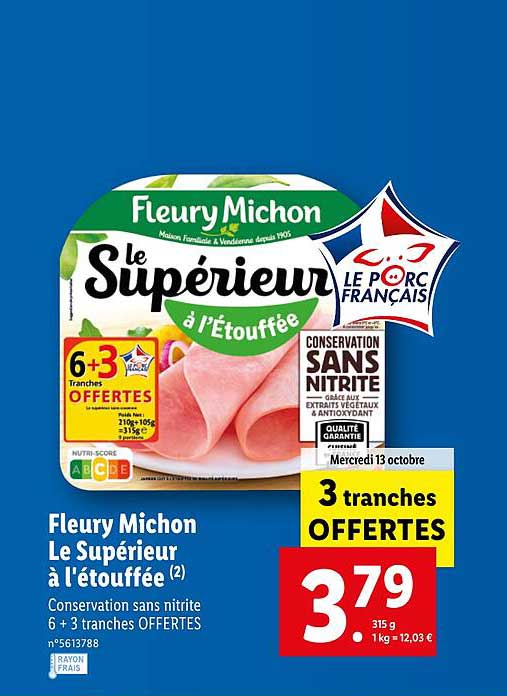 fleury michon le supérieur à l'étouffée