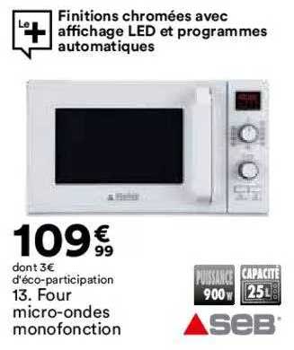 four micro-ondes monofonction seb