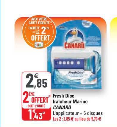 fresh disc fraîcheur marine canard