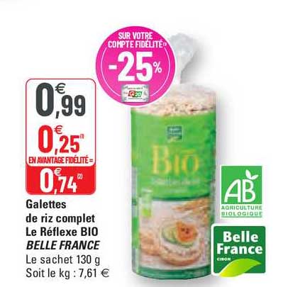 galettes de riz complet le réflexe bio belle france