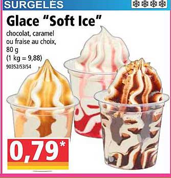 Glace "soft Ice"