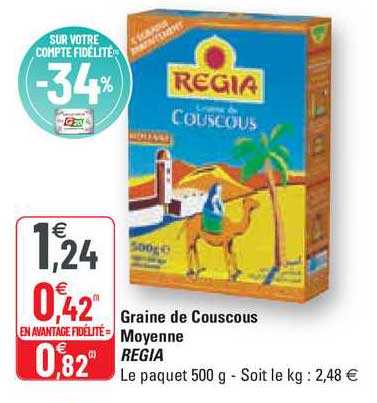 graine de couscous moyenne regia