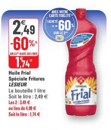 huile frial spéciale friture lesieur