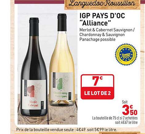 igp pays d'oc "alliance"