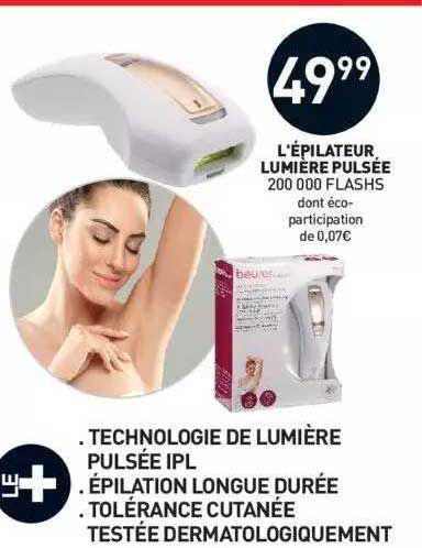 l'épilateur lumière pulsée