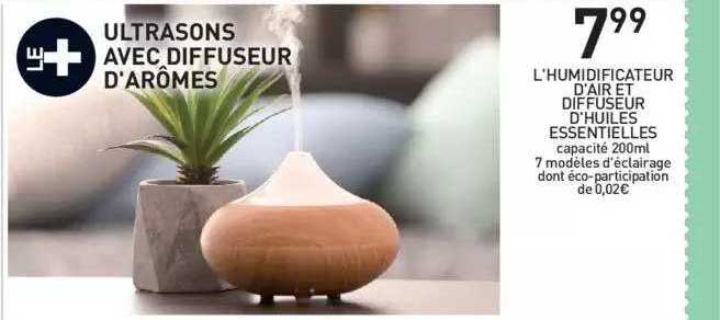 l'humidificateur d'air et diffuseur d'huiles essentielles