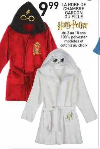 la robe de chambre garçon ou fille harry potter