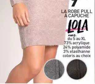 La Robe Pull à Capuche Lola