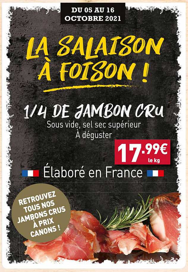 la salaison à foison!