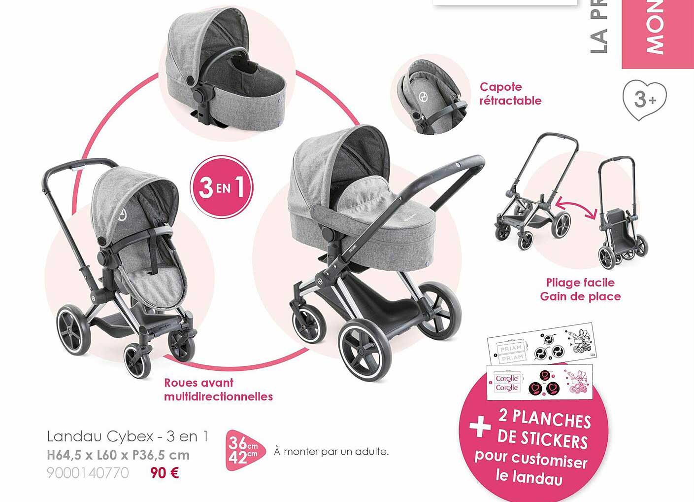 Landau Cybex - 3 En 1