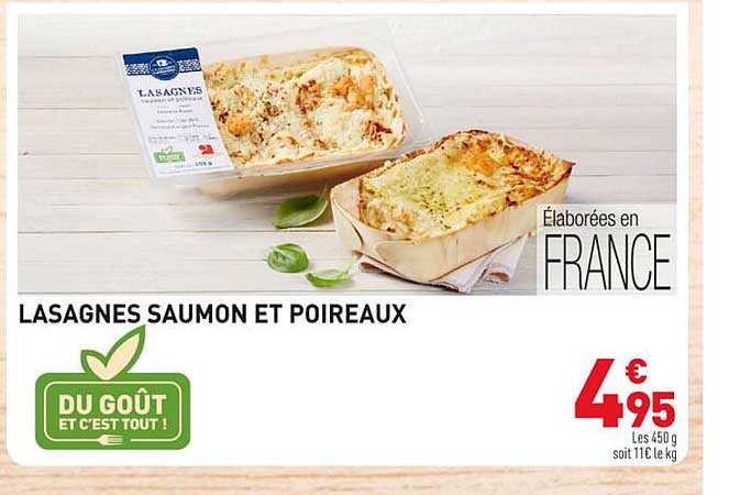 Lasagnes Saumon Et Poireaux