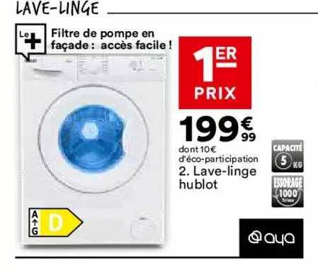 lave-linge hublot aya