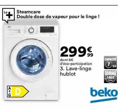 lave-linge hublot beko