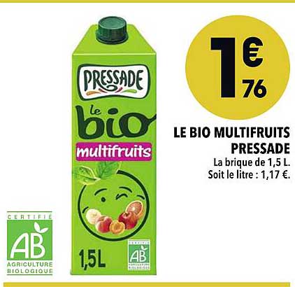 Le Bio Multifruits Pressade