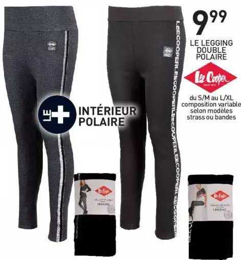 le legging double polaire lee cooper