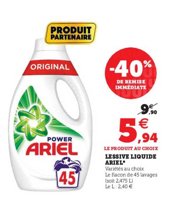 Lessive Liquide Ariel