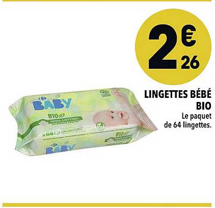 Lingettes Bébé Bio