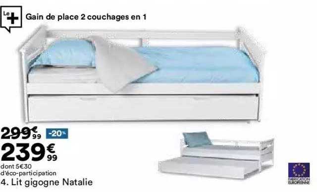 lit gigogne natalie