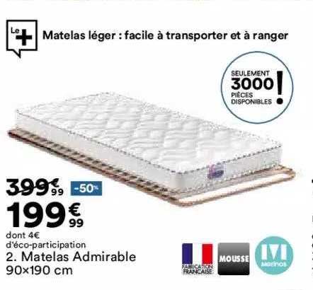 matelas admirable merinos