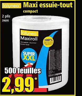 maxi essuie-tout compact lalynea