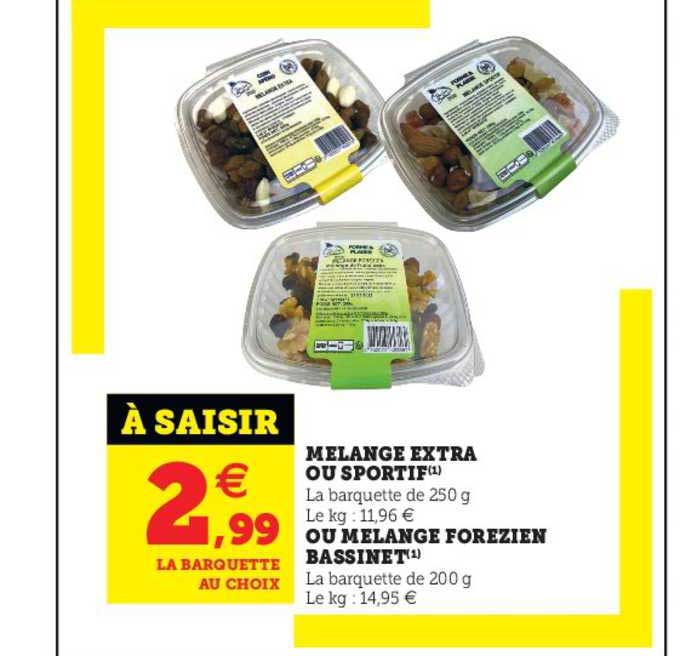 mélange extra ou sportif ou mélange forezien bassinet