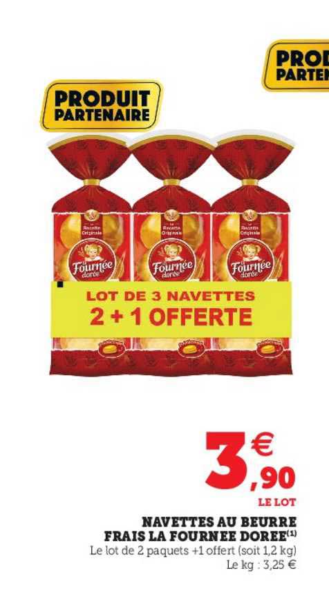 navettes au beurre frais la fournée dorée