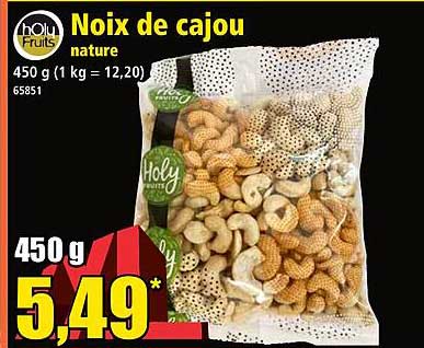 noix de cajou holy fruits