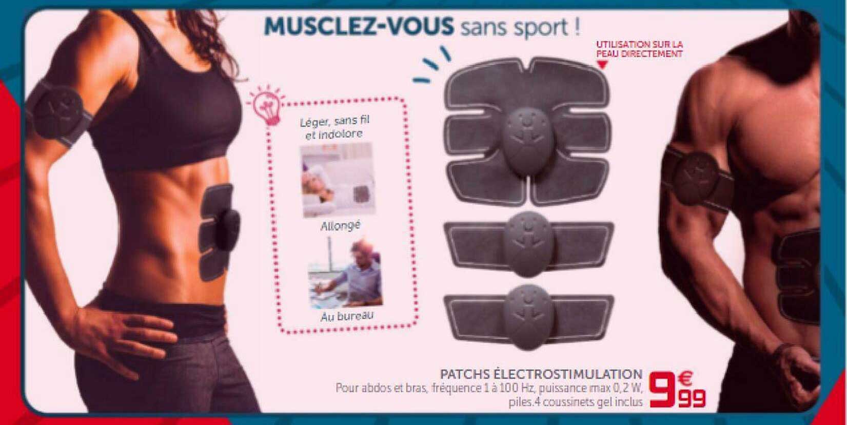 patchs électrostimulation