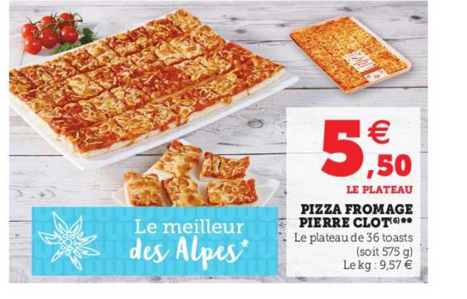 pizza fromage pierre clot