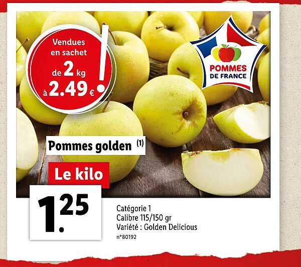 Pommes Golden