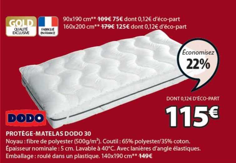 protège-matelas dodo 30