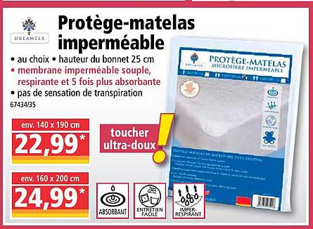 protège-matelas imperméable