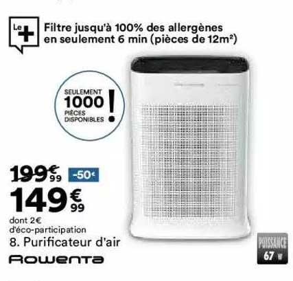purificateur d'air rowenta