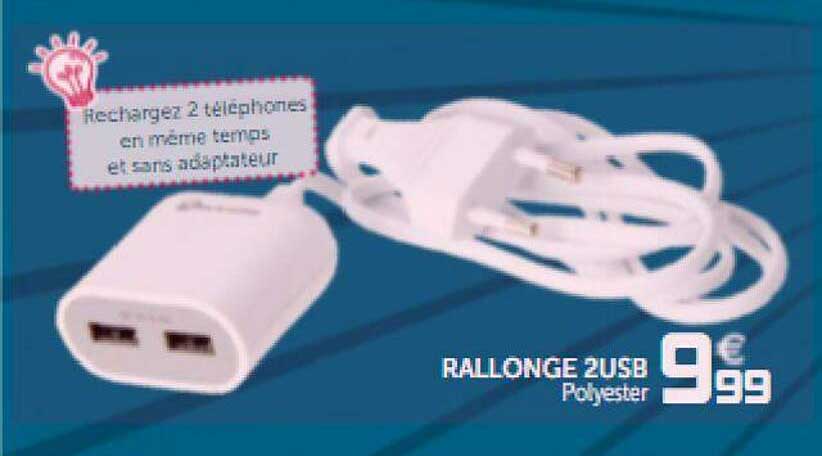 Rallonge 2usb