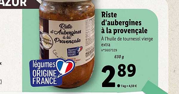 riste d'aubergines à la provençale saveurs de nos régions
