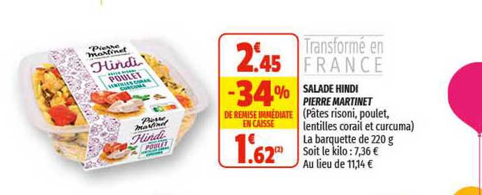 Salade Hindi Pierre Martinet