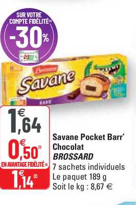 savane pocket barr' chocolat brossard
