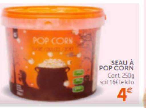 seau à pop corn