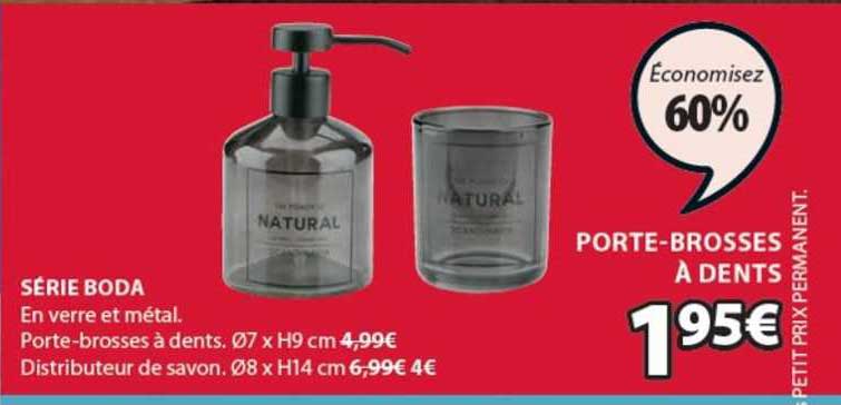 série boda, porte-brosses à dents