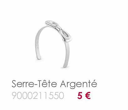 serre-tête argenté