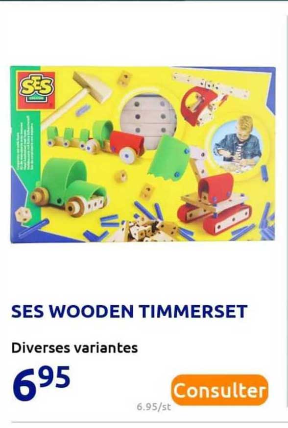 ses wooden timmerset