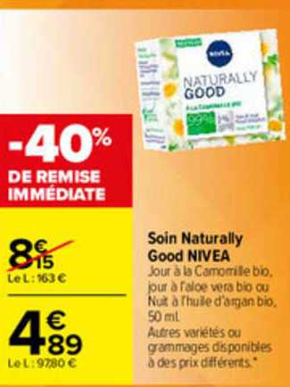 soin naturally good nivea
