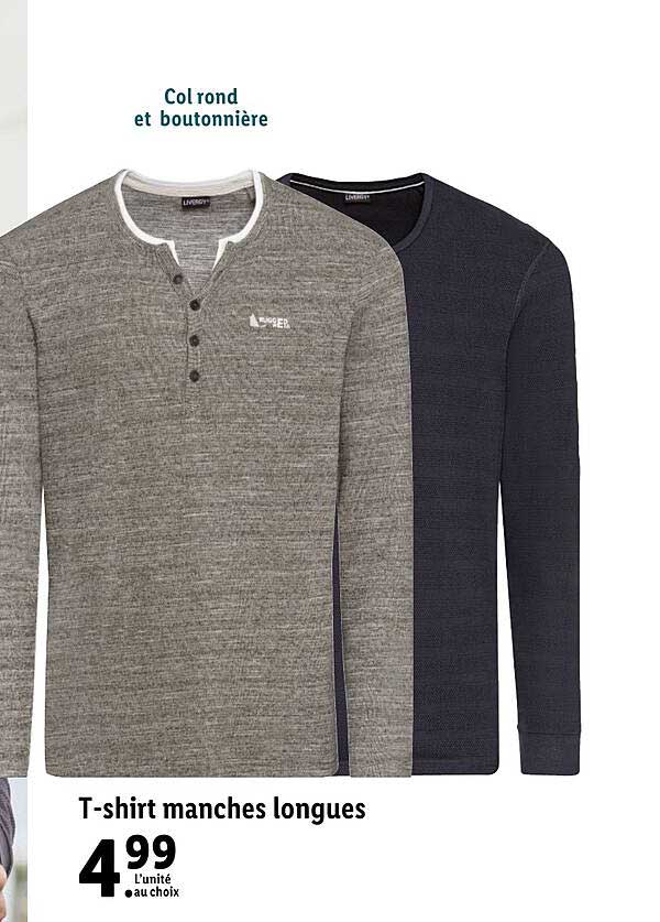 t-shirt manches longues