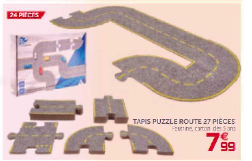 tapis puzzle route 27 pièces